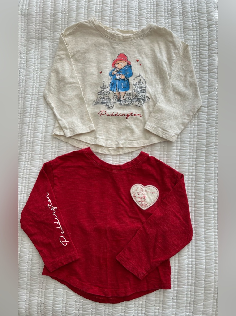 BabyGap Paddington Bear Long Sleeve Grapic Tees Size 3T